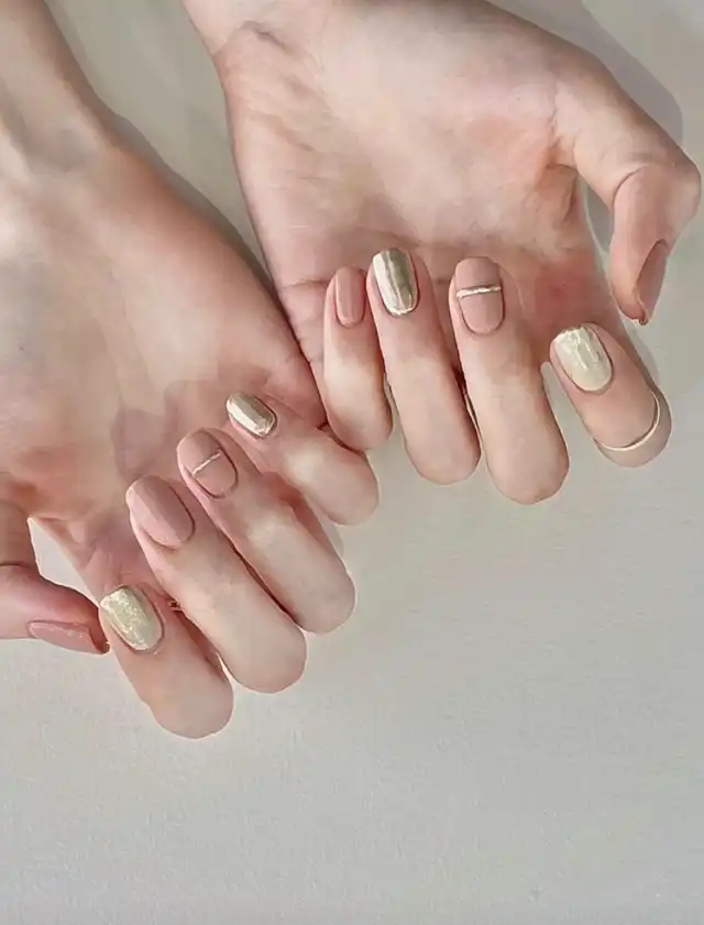 #myfashioncollection - Nude pink nail art color