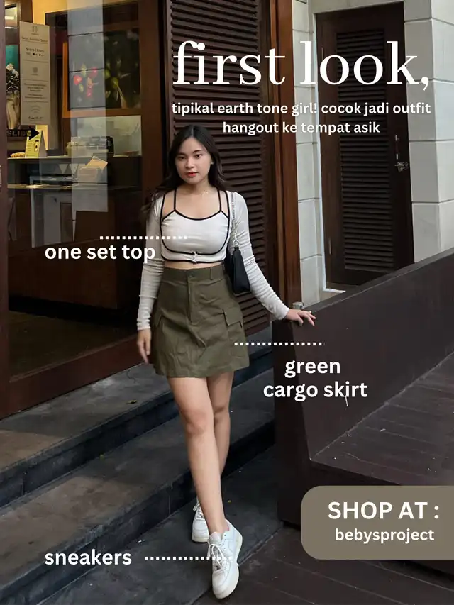 The Trend Fashion : Cargo Skirt & how to style it