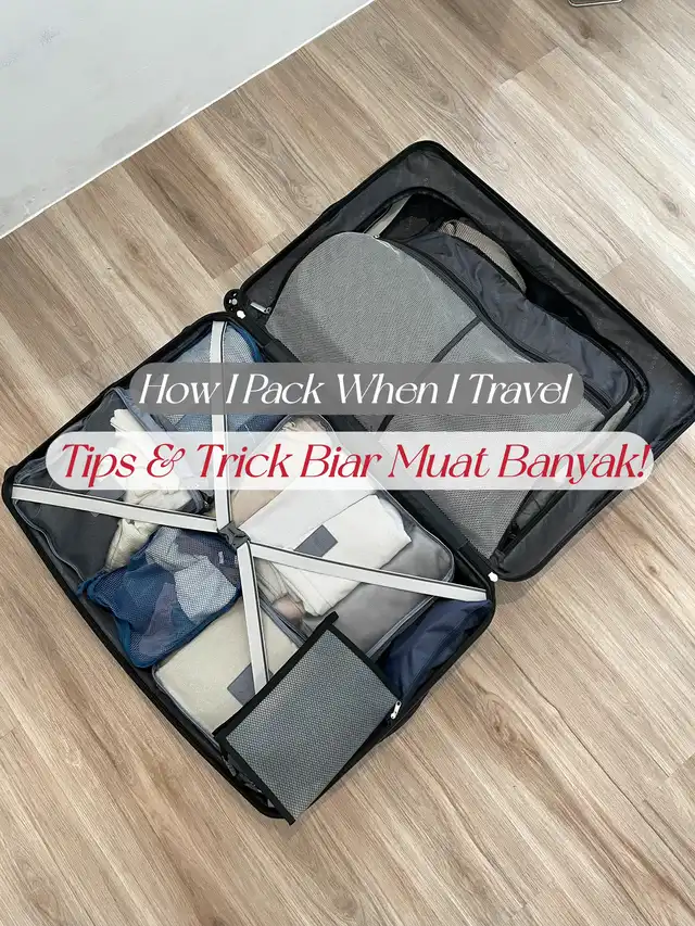 HOW I PACK WHEN I TRAVEL!️