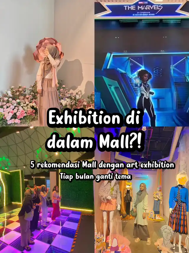 5 Mall dengan art exhibition yang Instagram