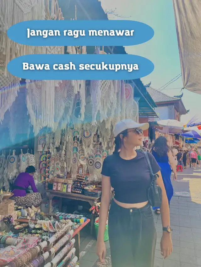 Tips saat belanja ke Pasar Seni Ubud