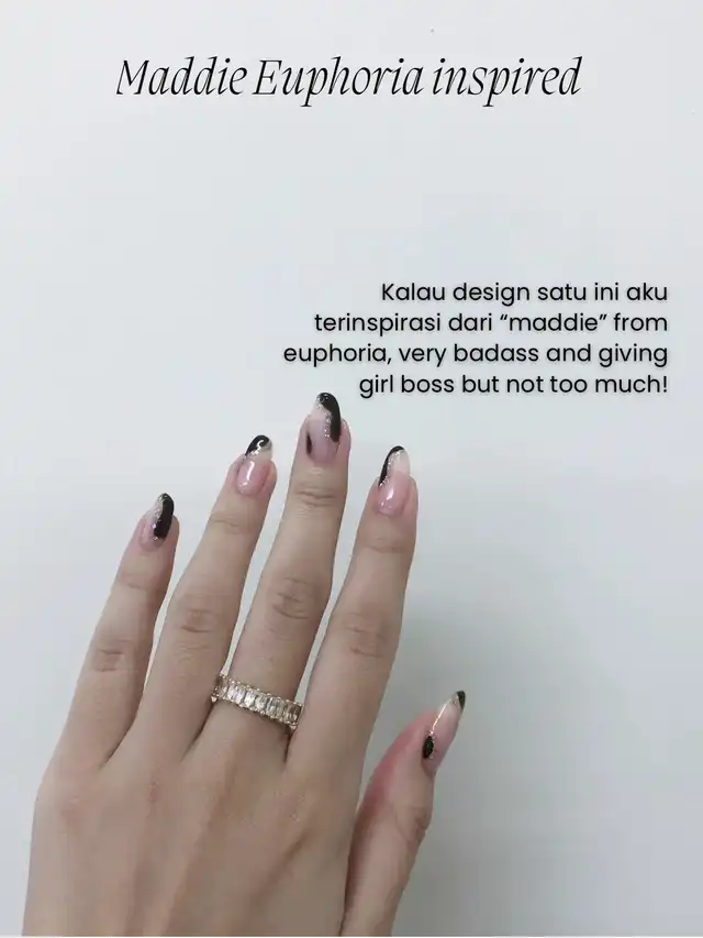Chic nail art design inspo!