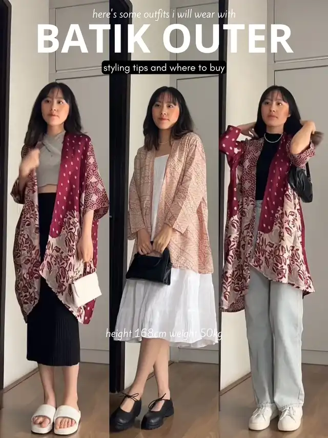 OUTFITS WITH BATIK OUTER