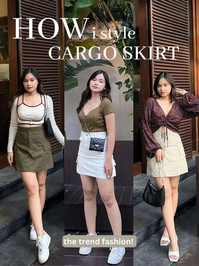 The Trend Fashion : Cargo Skirt & how to style it