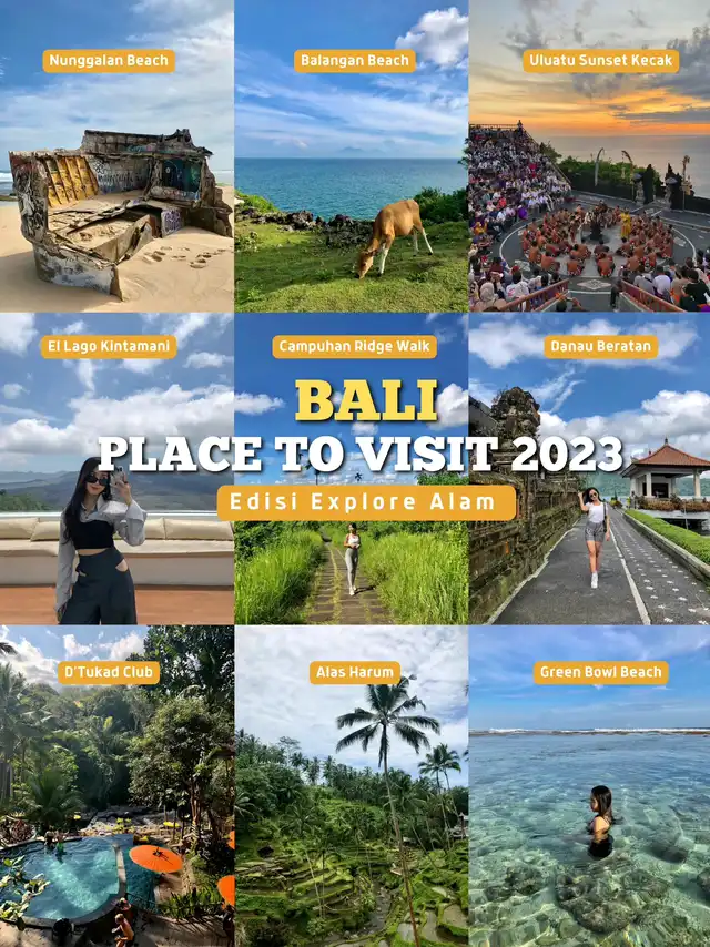 Bali Place to Visit 2023, Edisi Explore Alam